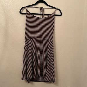 Black and Tan dress spaghetti straps,
